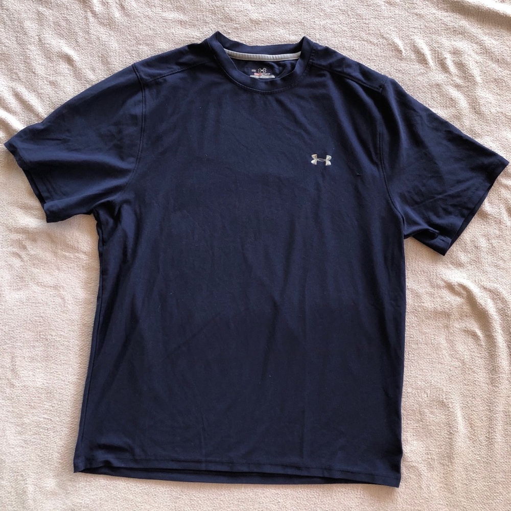 Navy Blue Under Armour Heat Gear T-shirt